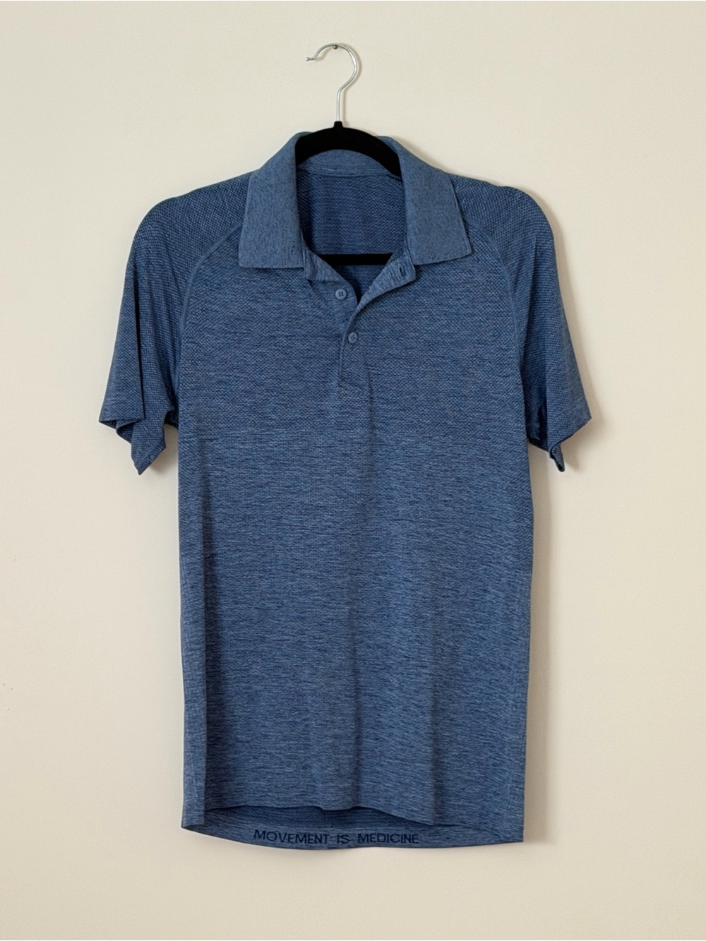Lululemon Athletica Evolution Men's Blue Performance Polo